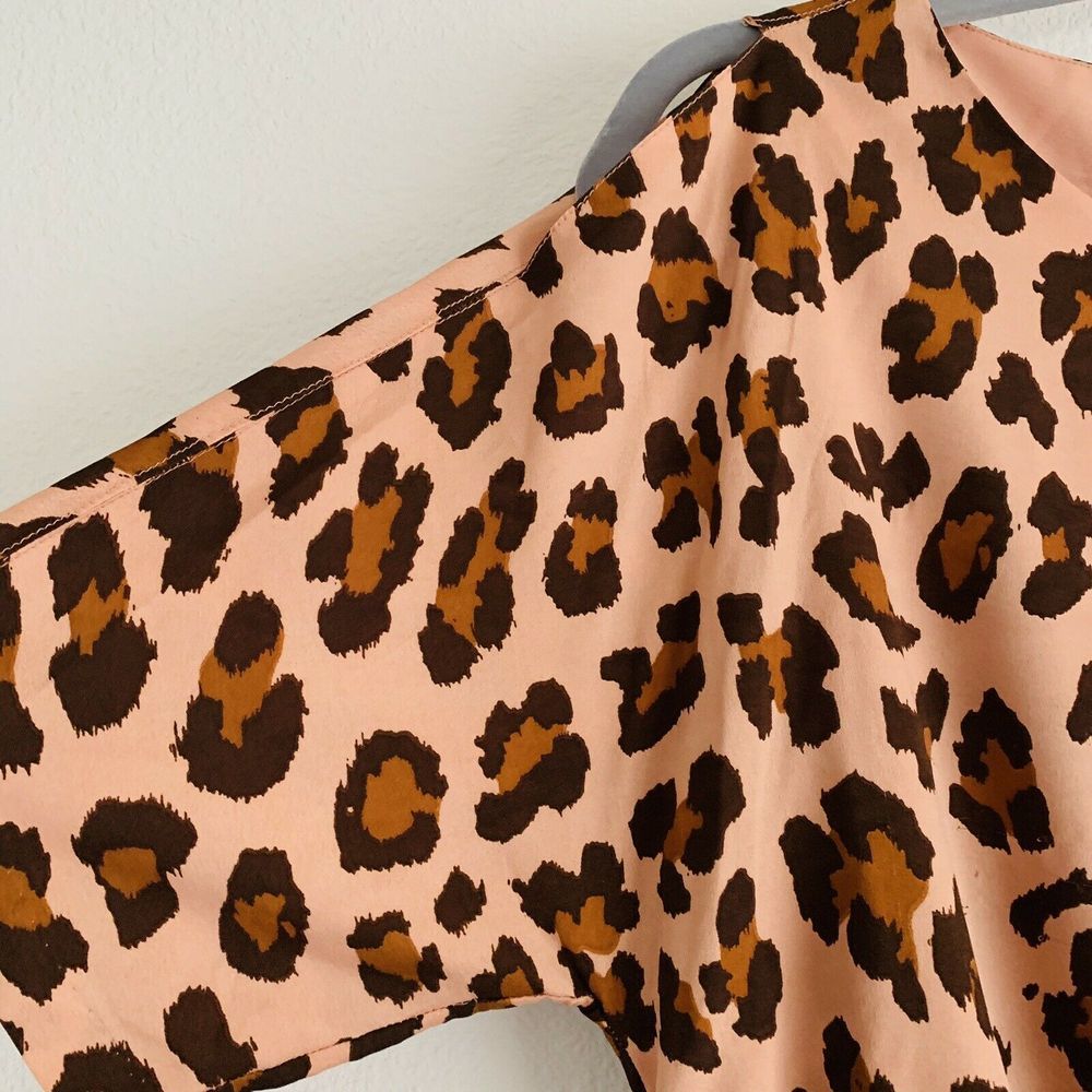 Walter Baker Leopard Cold Shoulder Cocktail Dress - Picture 3 of 4